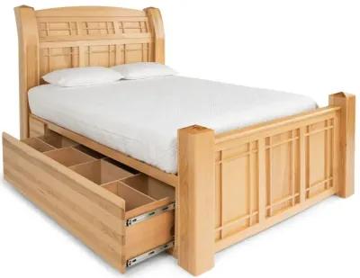 Hickory Highlands Queen Storage Bed