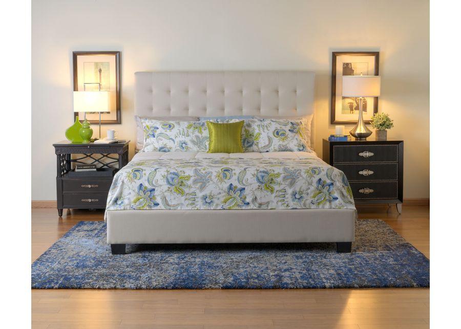 Harlow Queen Bed - Sand