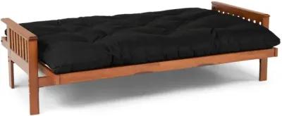 Trinity Futon With Mattress - 6  Premium Black