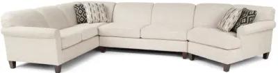 M9 Afton 3 Piece Sleeper Sectional - Right Cuddler