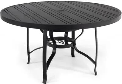 Tri-Slat 54  Rd Dining Table