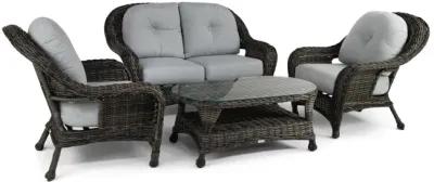 Glen River 4 Piece Wicker Porch Set