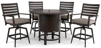 Adeline 5 Piece Fire Table Set 