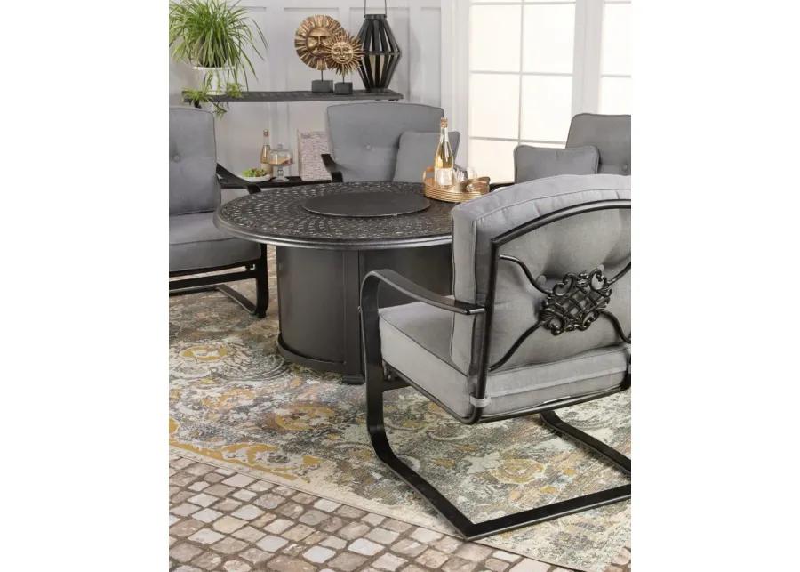 Madison 5 Piece Fire Table Chat Set