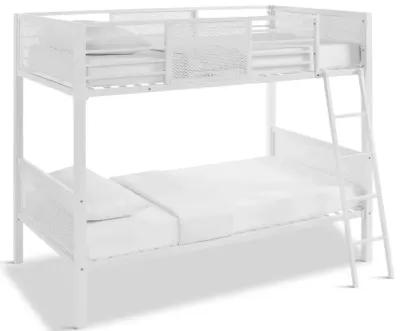 Trellis Bunk T T Bed - White