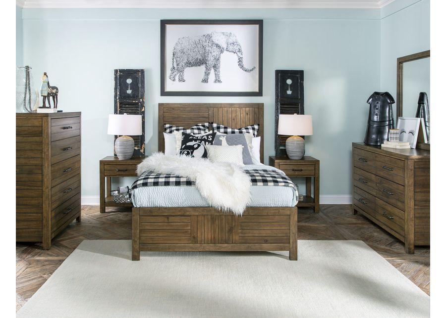 Bay Lake Full Bed - Brown