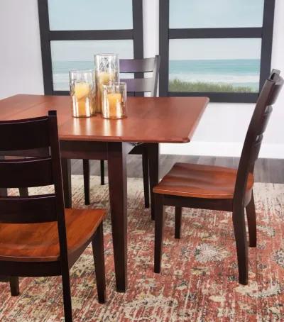 Saber Solid Maple Table With 2 leaves and 4 Lillian dining chairs