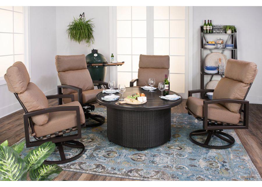 Riverside 5 Piece Fire Chat Set