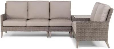 Pinehurst 4 Piece Woven Sectional