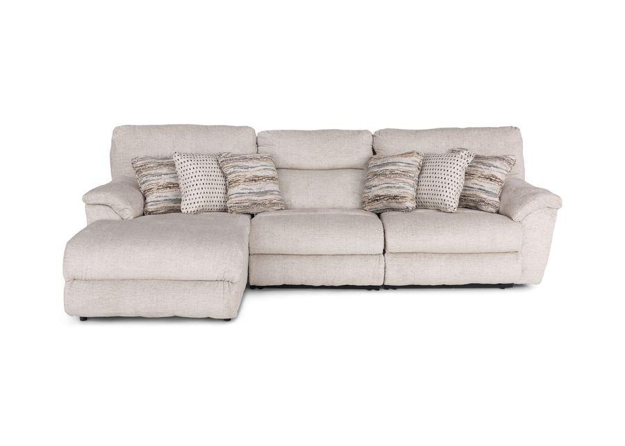 Retreat 3 Piece Power Reclining Modular Sectional with Massage - Left Arm Facing Chaise