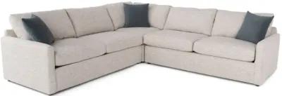 Violet 3 Piece Sectional - Left Arm Queen Sleeper