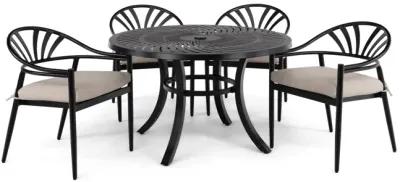 Wind 5 Piece Patio Dining Group