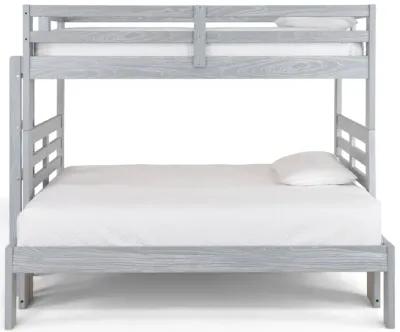 Skyler Twin Full Bunk With Ladder - Aspen Grey