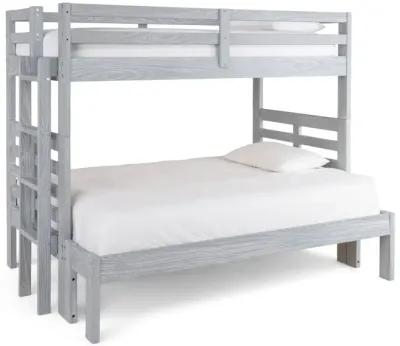 Skyler Twin Full Bunk With Ladder - Aspen Grey