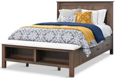 Williamsport Storage Bed With Upholstered Footboard Bench