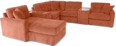 ModularOne 7 Piece Sectional - Cantaloupe