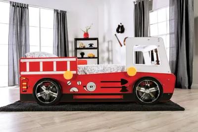 Firestall Fire Engine Twin Bed