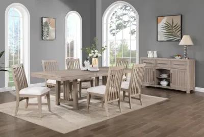 Boston Trestle Table With 4 Side Chairs