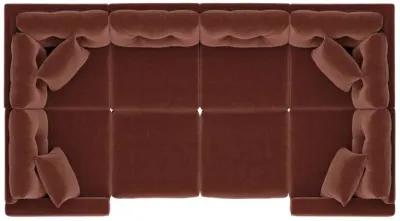 ModularOne 8 Piece Sectional - Merlot