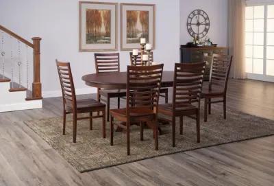 Tucson Amish Maple Round Table With 4 Chairs