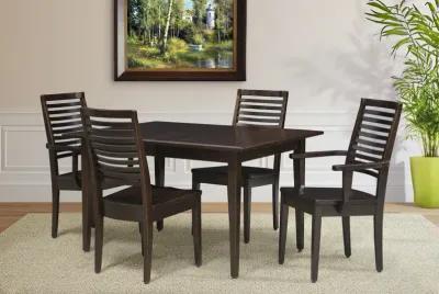 Casual Comfort Leg Table With 4 Side Chairs And 2 Arm Chairs