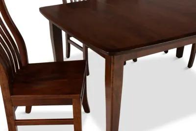 Easton Pike Leg Table With 4 Side Chairs