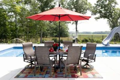 Shoreline 7 Piece Patio Set - Graphite