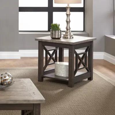 Liberty Furniture Heatherbrook Two-Tone End Table