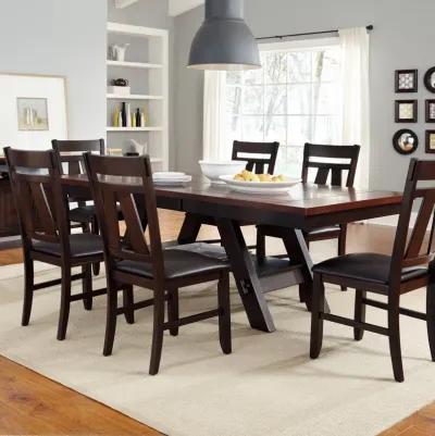 Liberty Furniture Lawson 7-Piece Two-Tone Rectangular Casual Dining Table Set