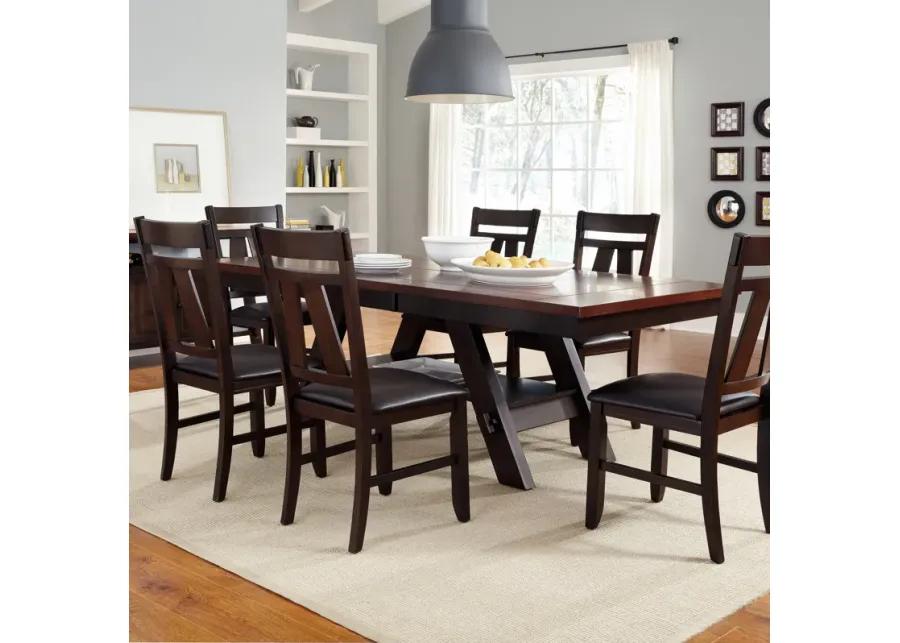 7 PIECE RECTANGULAR TABLE SET - LAWSON