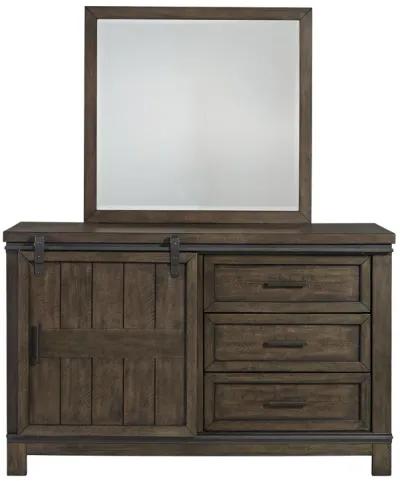 Liberty Furniture Thornwood Hills Rock Beaten Gray Mirror