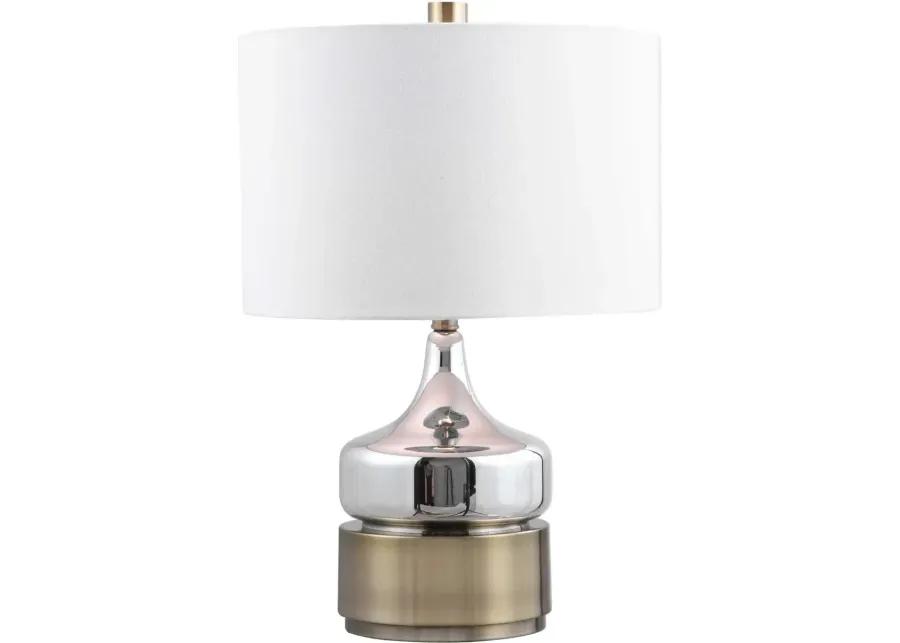 COMO SILVER TABLE LAMP