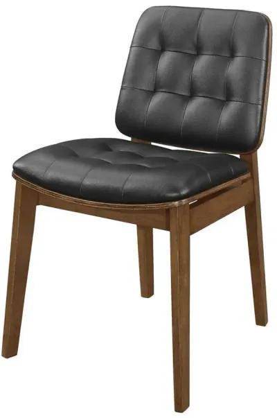 Coaster Redbridge Upholstered Dining Side Chair Walnut