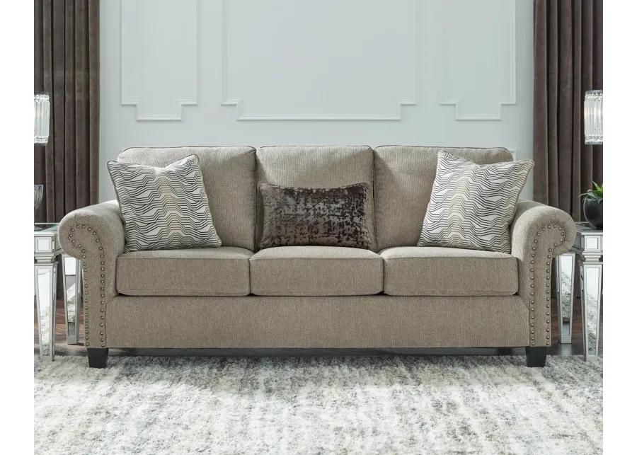 SHEWSBURY SOFA PEWTER BENCHCRAFT