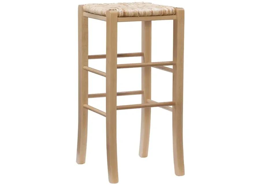 GIANNA BACKLESS BAR STOOL - NATURAL