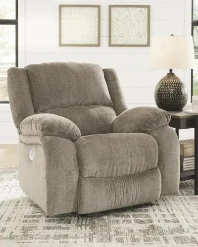 Draycoll Pewter Power Rocker Recliner