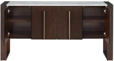 PARMA DARK WALNUT CREDENZA SIDEBOARD