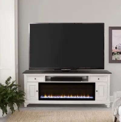 80 Inch Fireplace Media Entertainment TV Stand