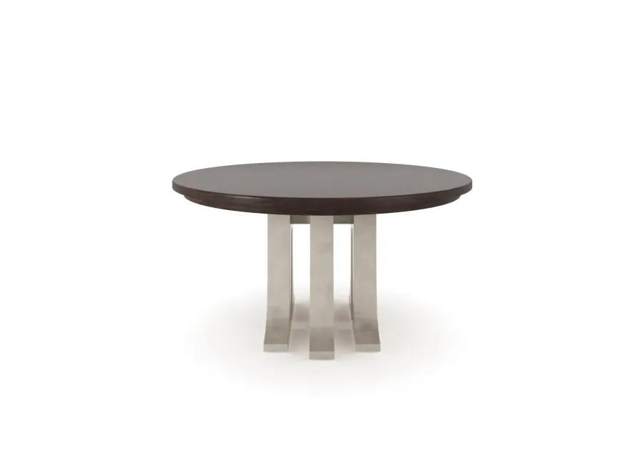 AQUEDUCT DINING TABLE IN BRUNETTE (DARK BROWN WOOD FINISH)