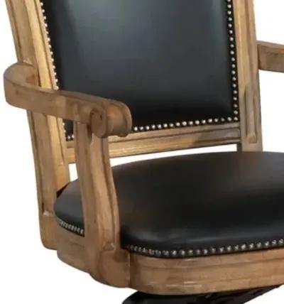 Hekman Wellington Hall Black/Brown Desk Chair