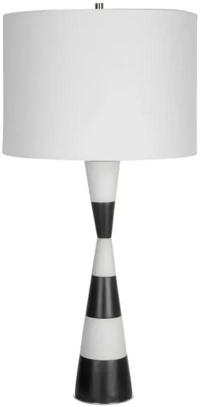 BANDEAU BLACK/WHITE TABLE LAMP