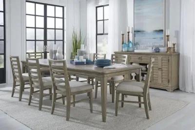 MEADOWBROOK SAND RECTANGULAR LEG DINING TABLE