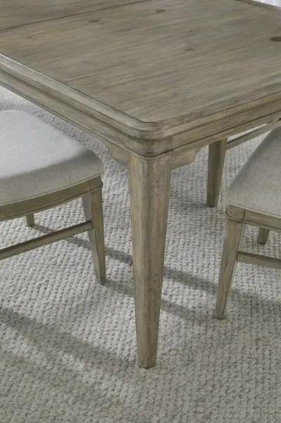 MEADOWBROOK SAND RECTANGULAR LEG DINING TABLE