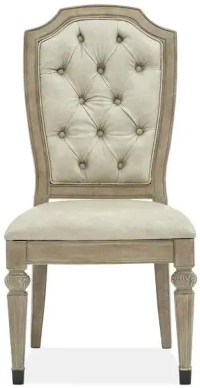 Magnussen Wood Dining Side Chair with Upholstered Seat & Back Marisol