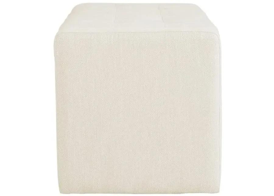 MADISON PARK CREAM GILLIAN STORAGE BENCH