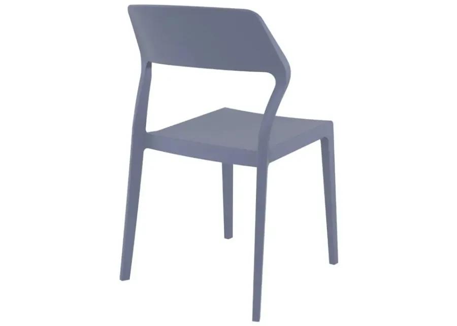 SNOW DINING CHAIR DARK GRAY