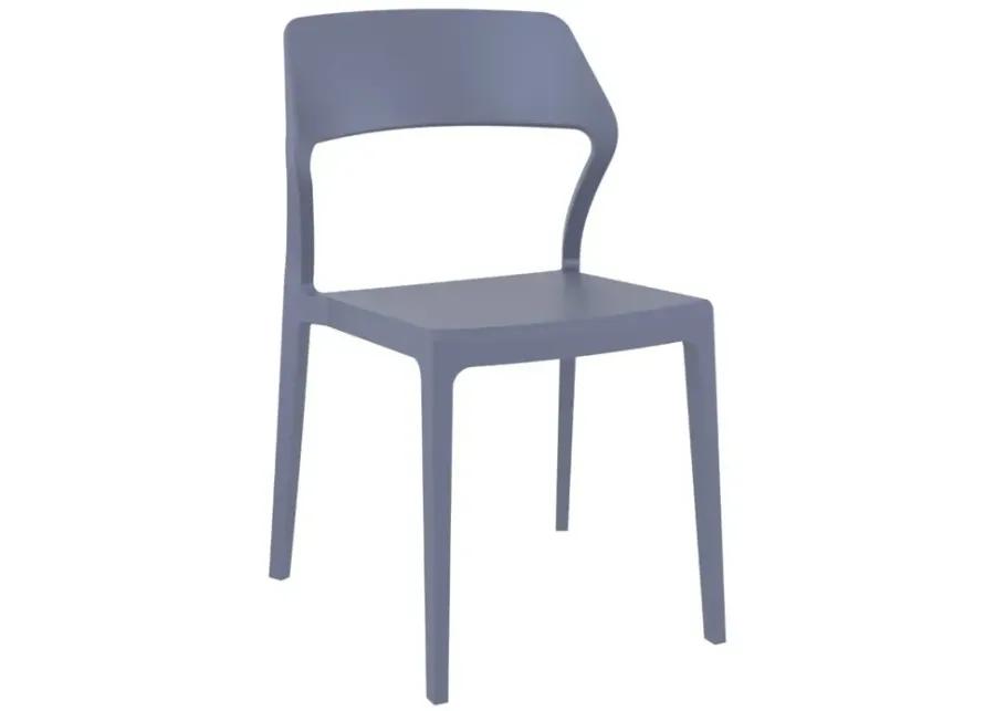 SNOW DINING CHAIR DARK GRAY