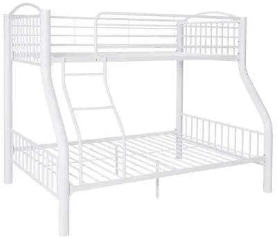 Powell Heavy Metal Twin Full Bunk Bed