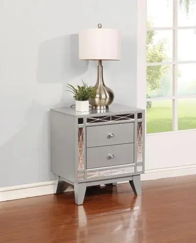 LEIGHTON TWO-DRAWER NIGHTSTAND