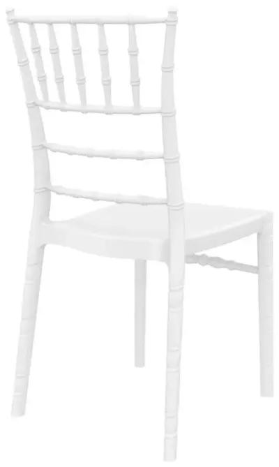 Compamia Chiavari Polycarbonate Dining Chair Glossy White